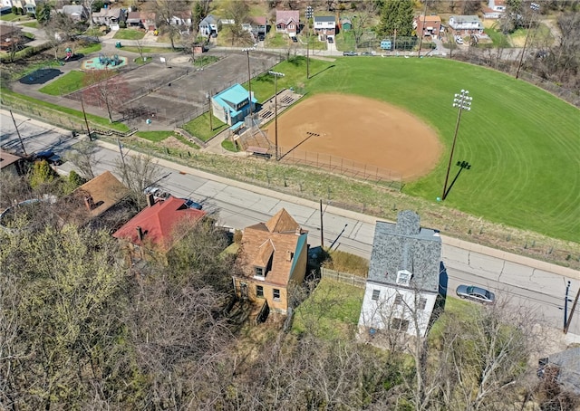 view of birds eye view of property