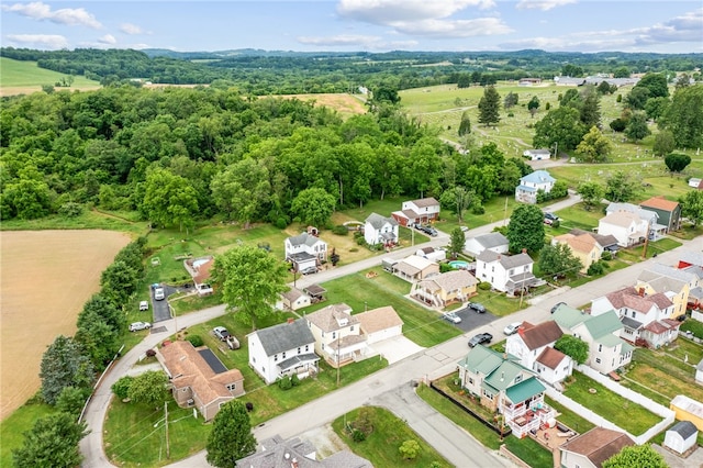 view of aerial view