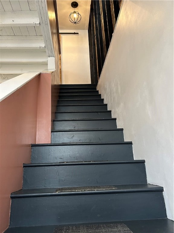 view of stairs