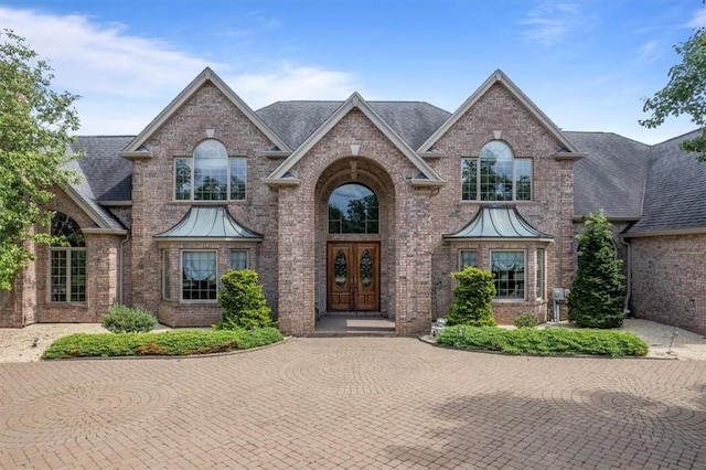 view of front of home with french doors