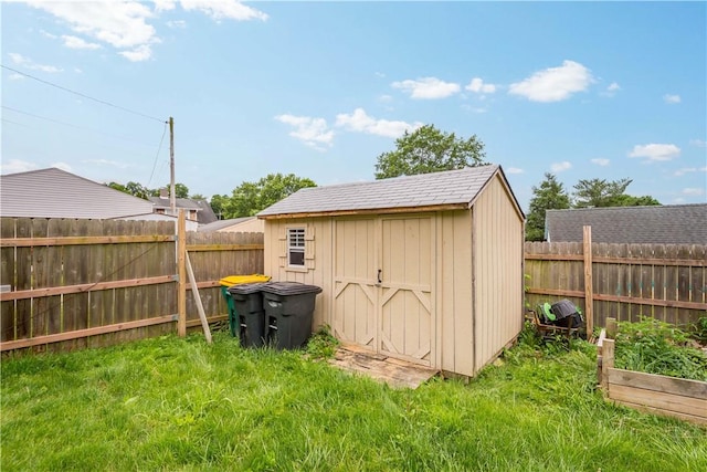 view of outbuilding