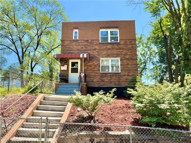 view of front of home