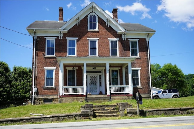 view of front of house with a porch