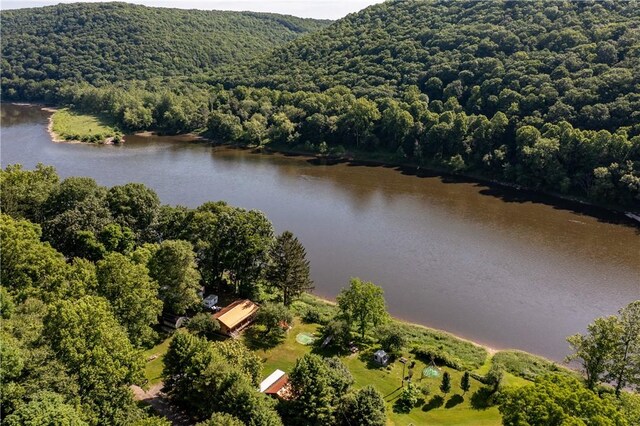 470 Truitt Rd, Pa, PA 16374 - bird's eye view of a nearby body of water and a heavily wooded area
