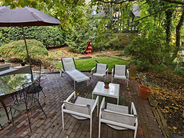 view of patio
