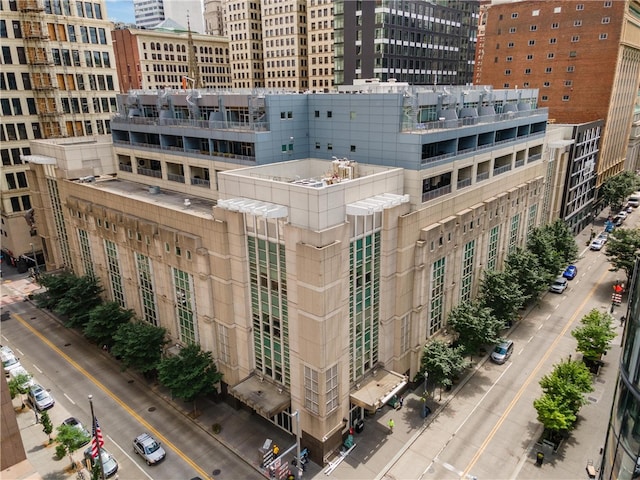 view of property featuring central air condition unit