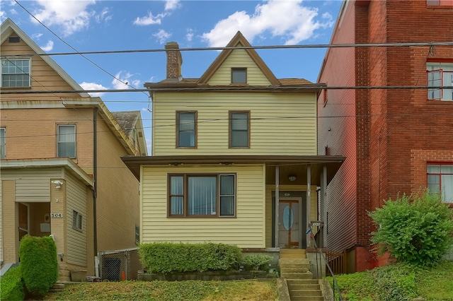 view of front of property