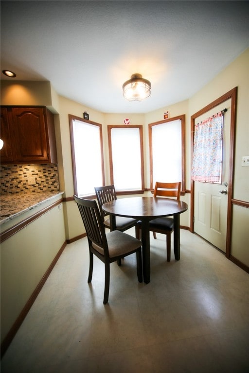 view of dining room