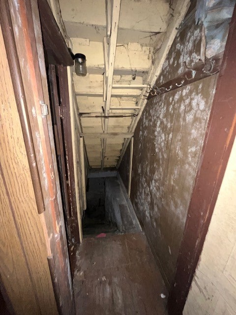 view of basement