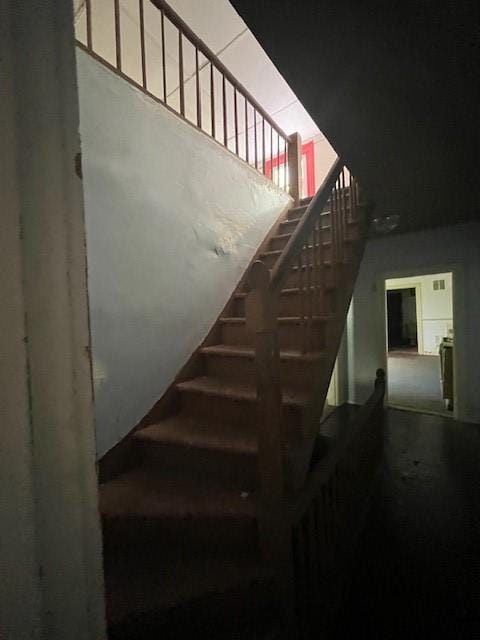 view of stairs