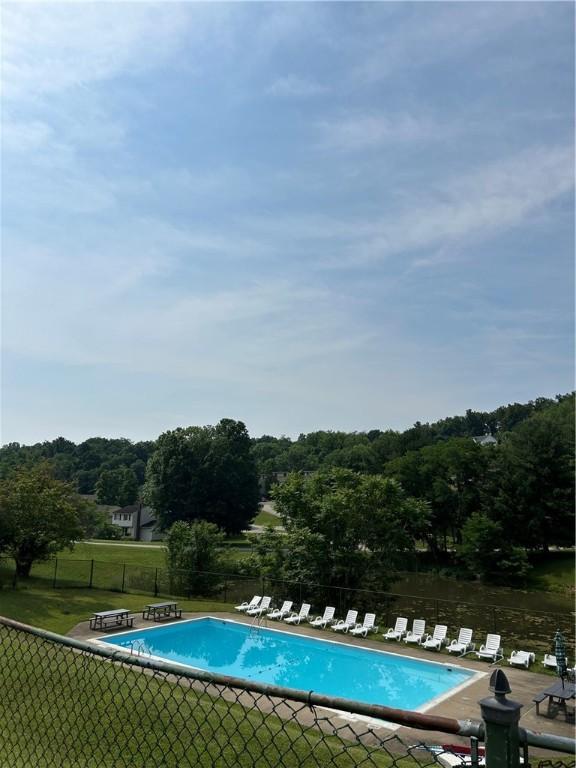 view of pool