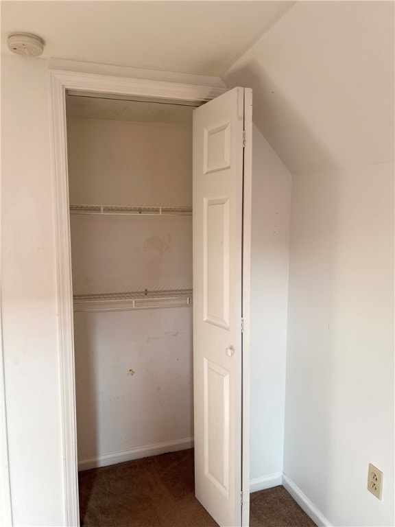 view of closet