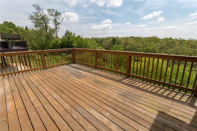 view of deck