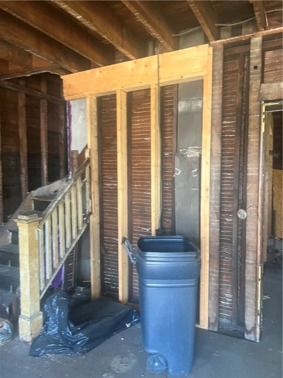 miscellaneous room featuring concrete flooring