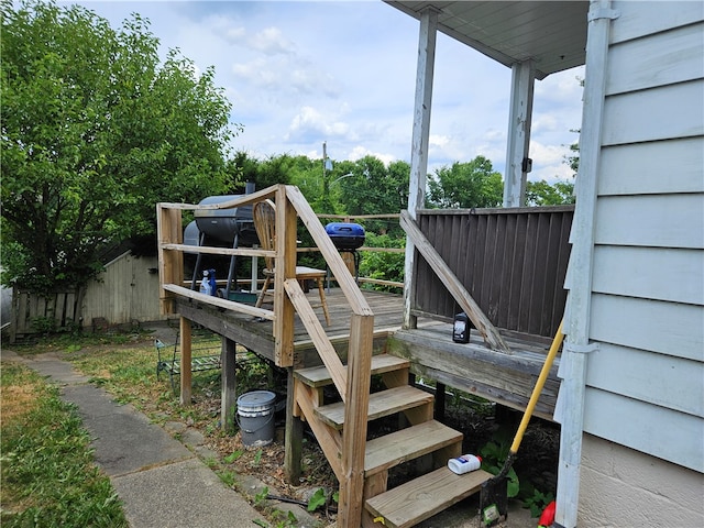 view of deck