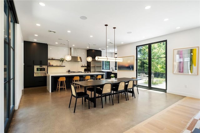 107 Nantucket Dr, Fox Chapel, PA 15238 - dining area featuring recessed lighting and baseboards