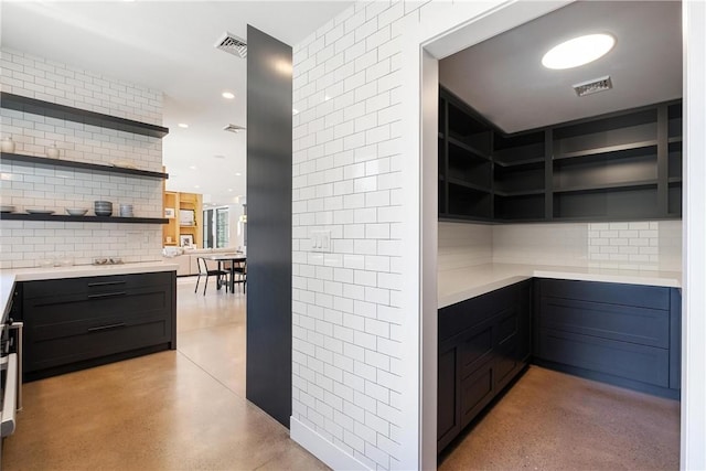 kitchen featuring backsplash