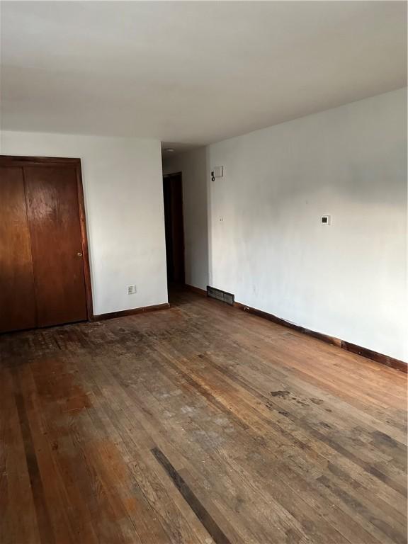 interior space featuring hardwood / wood-style flooring