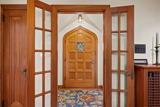 view of doorway to outside