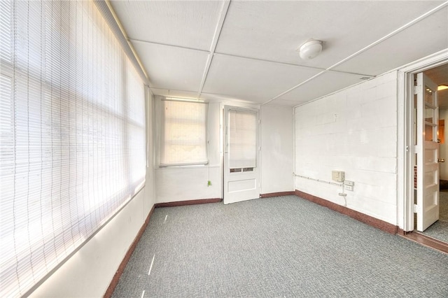 empty room featuring carpet flooring