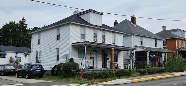 view of front of house with a porch