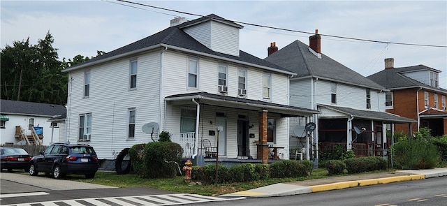 view of front of house with a porch