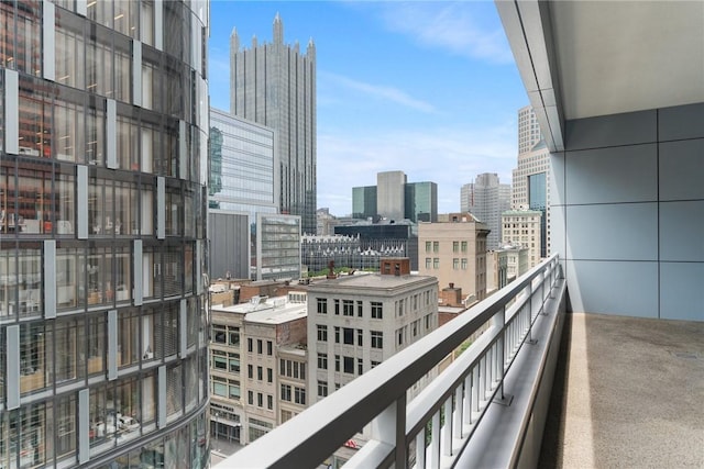 301 5th Ave Unit 603, Downtown Pgh, PA 15222 - balcony with a view of city