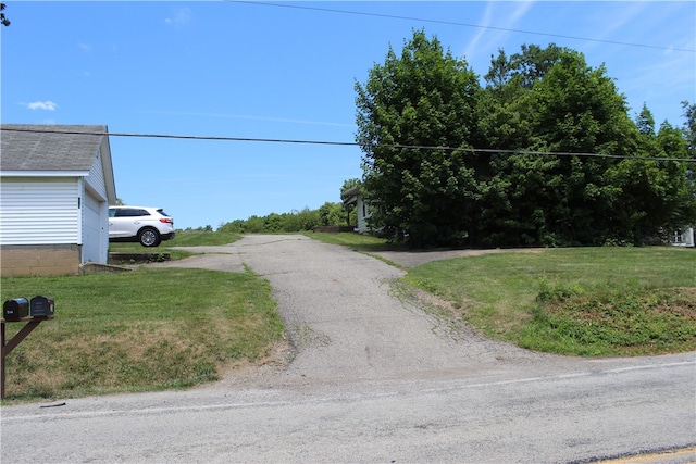 view of road