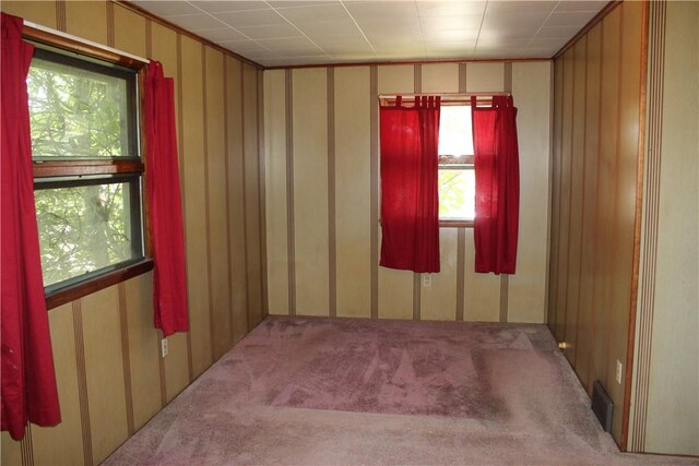 empty room featuring carpet flooring