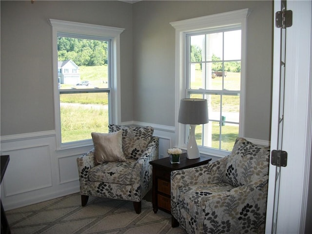 view of sitting room