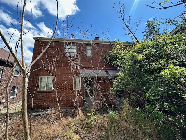 view of rear view of house