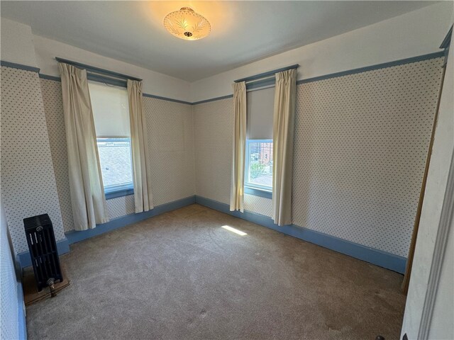 unfurnished bedroom featuring carpet