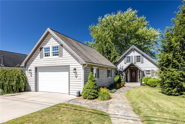 view of property with a front yard