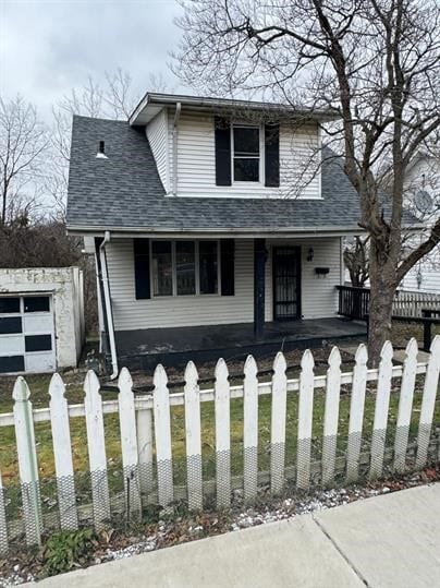 view of front of house featuring a porch