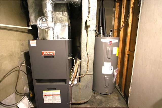 utilities featuring water heater