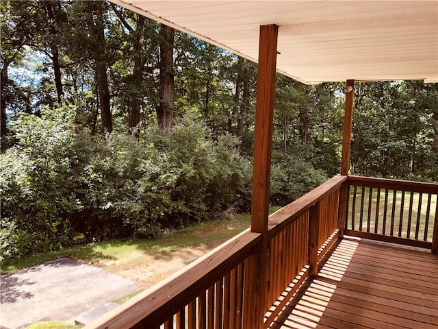 view of deck