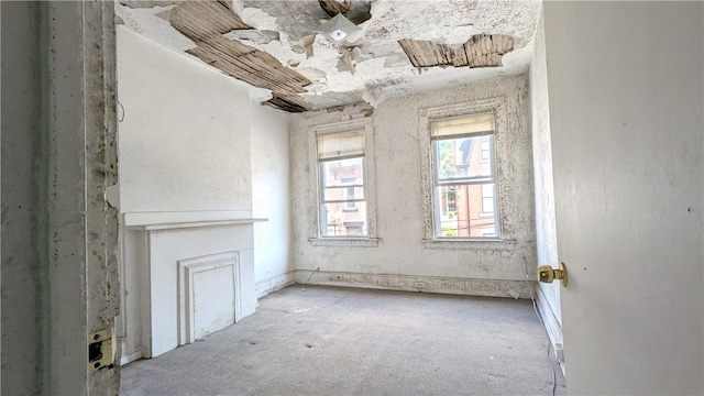 view of unfurnished living room