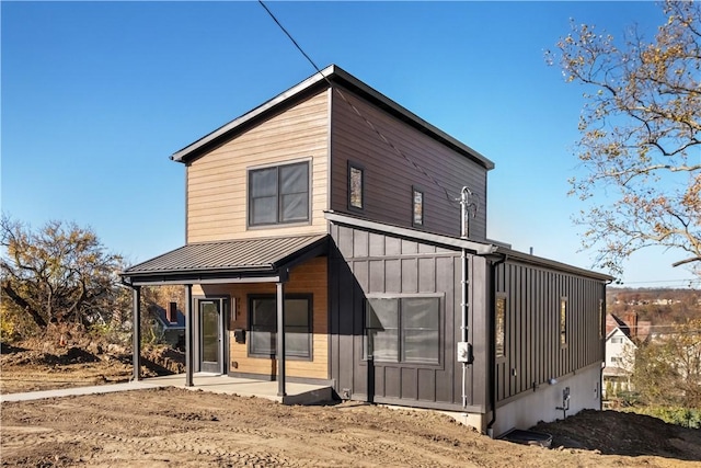 exterior space with a patio area