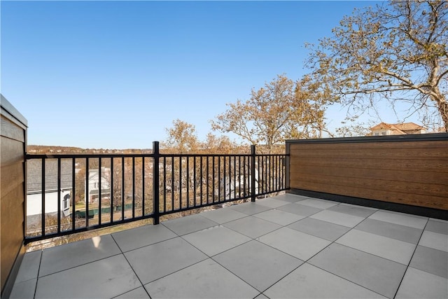 view of patio / terrace featuring a balcony