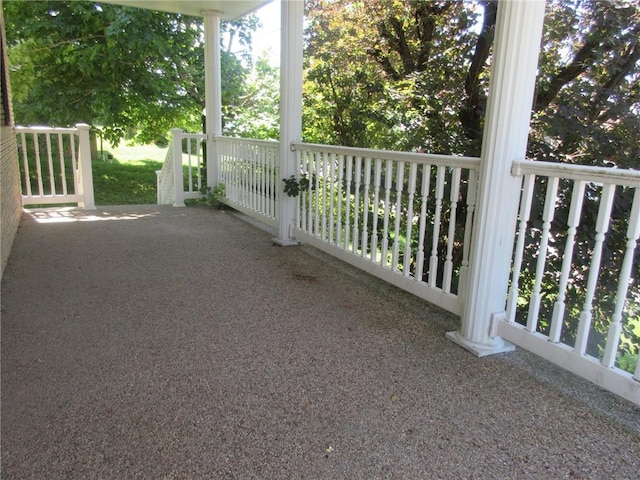 view of patio / terrace featuring covered porch