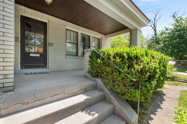 view of property entrance