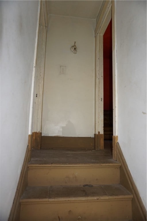 view of stairs