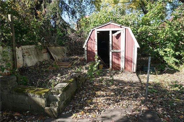 view of outbuilding