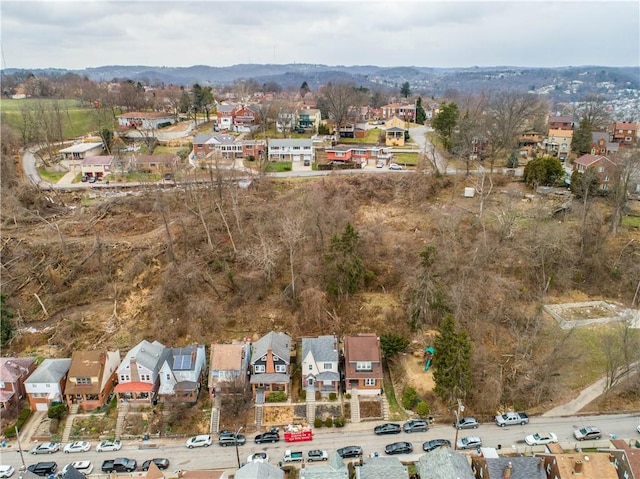 birds eye view of property featuring a residential view