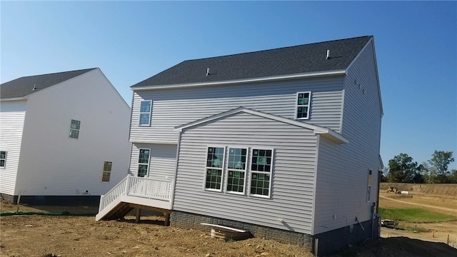 view of back of property