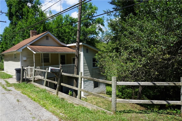 view of front of house