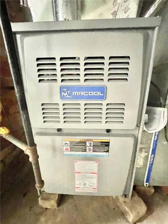 interior space featuring heating unit