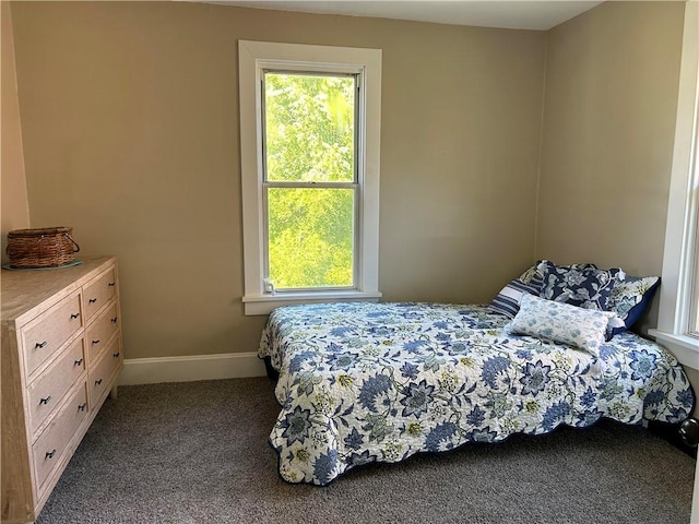 bedroom with carpet flooring