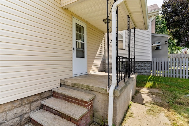 view of patio / terrace featuring covered porch