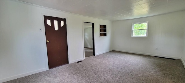 unfurnished bedroom with carpet flooring